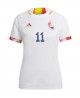 Günstige Belgien Yannick Carrasco #11 Auswärtstrikot Damen WM 2022 Kurzarm
